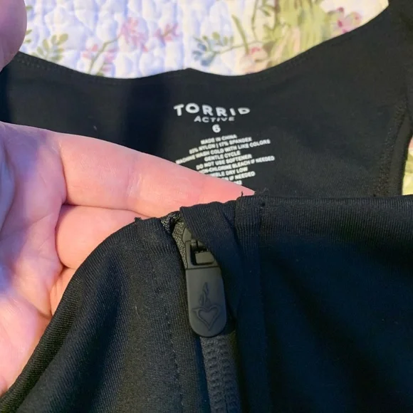Torrid Black Activewear Bra 6x - Picture 6 of 8